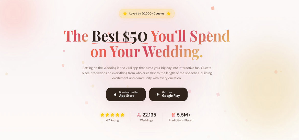 Betting On The Wedding